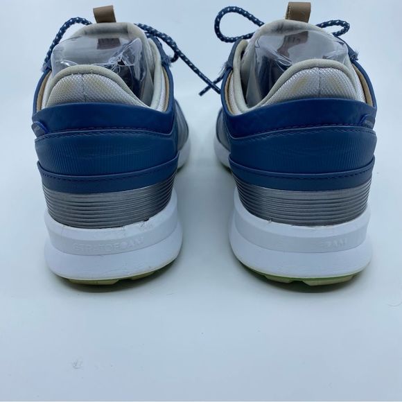 FootJoy Women’s Stratos Waterproof Leather Golf Shoes Color Blue SZ 8 - Picture 3 of 10